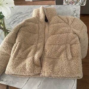 UNREAL FUR Teddy Coat Size Small